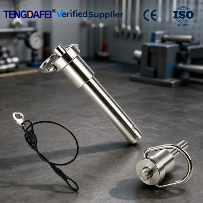 Industrial Machinery Positioning Slotted Quick Release Pin Stainless Steel Spring Loaded Ball Head Direct Manufacturer ODM
