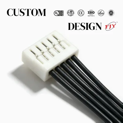 GH1.25 5 Pin Consumer Electronics Wire Harness Connector Cable Assembly Tinned End 100mm for Laptop Battery Pack Device