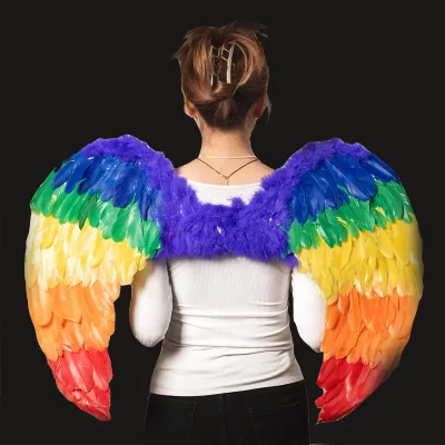 Angel Feather Wings - Back Accessory for Adults & Kids | Christmas Performance Decoration | In-Stock Wholesale