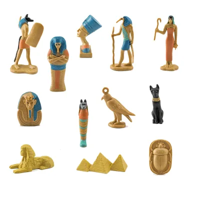 12pcs Pack BEFLY Brand Mini Figure Archeological Solid Model Plastic Wild Animal Toy EN71/7P Certified