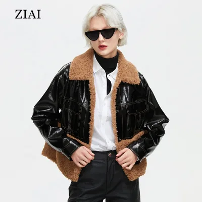 High Quality Winter Coat for Woman Best Winter Coats for Ladies  Short Jeans Denim Jacket With Rabbit Fur Women's Jackets