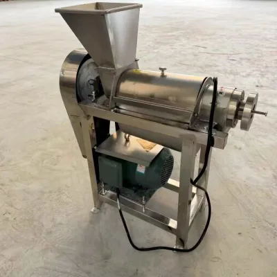 Commercial stainless steel juicer for pineapples and tomatoes, fruit and vegetable press with residue-juice separation