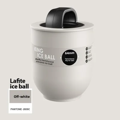 Whiskey Ice Ball Maker Large Round Ice Sphere Mold Bar Cocktail Ice Making Tool Portable Silicone Ice Ball Mold for Bar Drinks