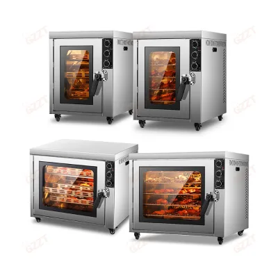 Multifunctional 5 Baskets Rotary Oven Can Roast Corn Roast Chicken and Roast Duck 90 Mins Electric Rotary Chicken Grill Machine