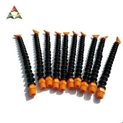 Plastic Black Gray Blue Water Oil Coolant Pipe for Lathe Machine