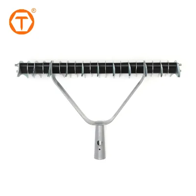 21 Teeth Wide Lawn Dethatcher Rake Steel Metal Garden Thatch Rake Head for Removes Thatch and Collects Debris