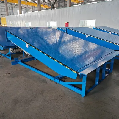 6 8 10 Ton Warehouse Automatic Electric Logistic Container Truck Loading and Unloading Hydraulic Telescoping Dock Leveler