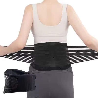 Hot Sale Waist Brace Slimming Exercise Wrap Sweat Belt Adjustable Working Sports