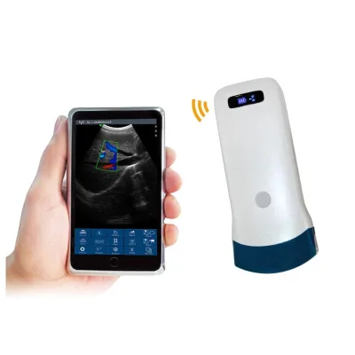 Best Selling HUIYI Portable Electric Wireless Convex Probe Color Doppler Ultrasound Scanner Veterinary Use CE Certified Class II