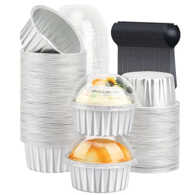 Mini Aluminum Egg Tart Molds  Great for Parties and Events