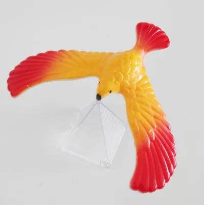 Magic Bird Desk Toy Balancing Eagle With Pyramid Stand