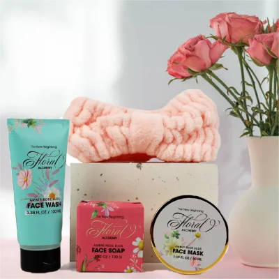 Private Label Natural Vegan Moisturizing Organic Face Wash Soap Facial Care Paper Box Face Care Gift Set