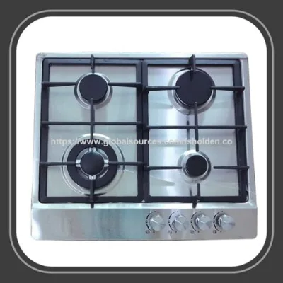 Wholesale Kitchen 4 Burner Gas Hob Stainless Steel Built-In LPG/NG Cooking Cooktops Gas Stove