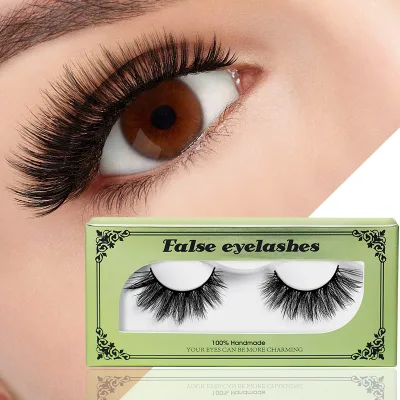 Wholesale Custom LOOG Mink Eyelashes Package Box Free Rectangular Nude Eyelash Box Glitter Natural False Eyelashes Paper