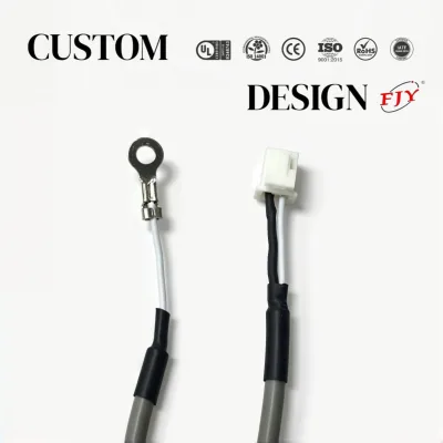 XHA 2.5mm 2 Pin Shielded Wire Harness Cable Assembly Lock Housing Ring Terminal 3.0mm Hole 600mm Eco-Friendly Custom