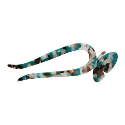 vintage Acrylic Resin Wholesale accessories u shape hair pins and catcher/Custom Cellulose Acetate bridal wedding hair pins