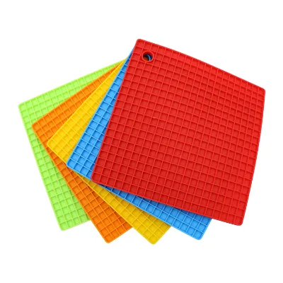 Convenient Reusable Silicone Hot Pot Cup Mat Heat Resistant Food Grade Silicone Mats & Pads