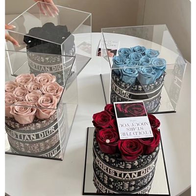 Hot Selling Red Eternelle Preserved Rose Realistic Immortal Eternals Rosas Eternas Valentine's Day Gift Boxed Forever Rose
