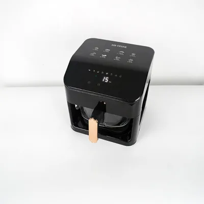 New Transparent Glass 4.2L Oil Free Electric Deep Digital Rapid Air Fryer Stainless Steel, Smart air Fryer KA19006