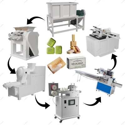 Factory Custom Sale Body Soap Solid Refine Machine Economic Price Laundry Soap Direct Straight Cutter