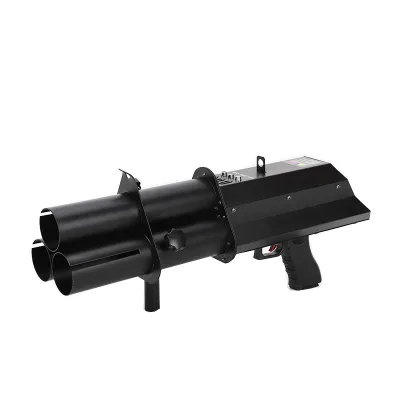 Party Popper Three Heads Electric Confetti Gun Confetti Launcher for Stage bar Club
