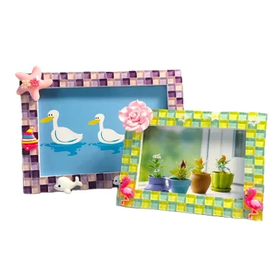 Photo Frame DIY Craft Kits Handmade Creative Material Personalized Album Time Pass Gift for Children