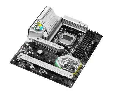 B650E Steel Legend WiFi AM5 Socket for Gaming Desktop B650 Chipset PCIe 5.0 Slots for Both GPU and M.2 Wi-Fi 6E Motherboard