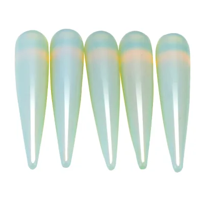 Wholesale Natural Stone Various Quartz Opalite Massage Vaginal Muscles Healing Stones Yoni Wands Dildo for Women Gift Eggs
