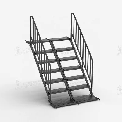 Customized Logo Scaffolding Steel Ladder Beam Bracket Layher Ladder for Truss Displays