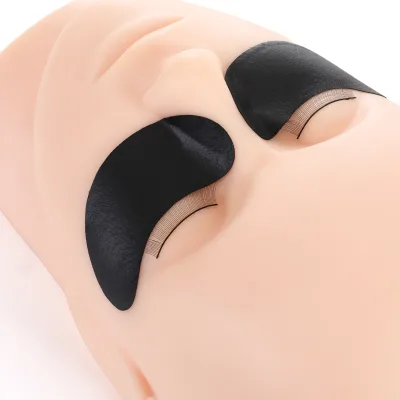 Cross-border Ready-to-Ship Wholesale Collagen Grafted Eyelash Transparent Black Eye Masks Lash Extension False Eyelash Pads Eye