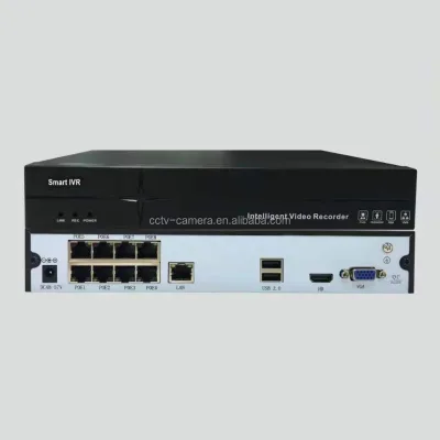H.265+ Smart Analyzing Face Humanoid Absent Retrograde Detection Private Slink Protocol 16 Channel IVR 5mp 8CH POE NVR