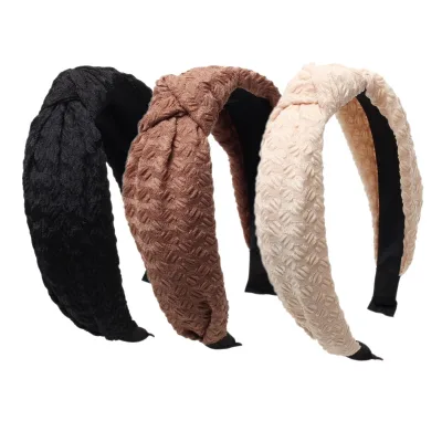 Vintage Headband Knotted Headband Hairband Hair Hoop Fashion Knot Turban Hair Accessories for Girls