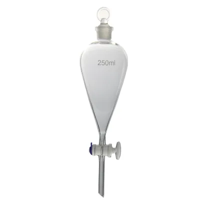 1543 CORDIAL Factory Direct Price High Quality Lab glassware Pear Shape Glass Separatory Funnel