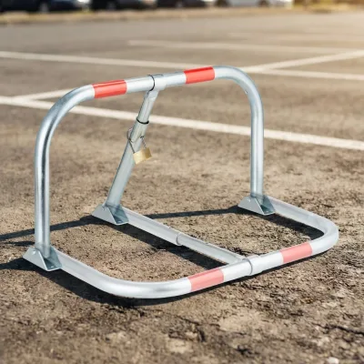 Steel Wheel Stopper Car Parking Space Barrier Security Car Barrier Parking