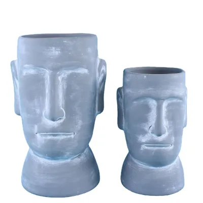 Nordic Style Hot Sale in Ins Ceramic Succulents Pot Flower Pot Special Shape Ceramic Pot for Succulent