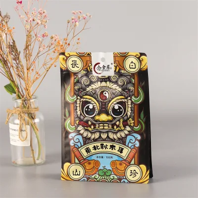 Multiple-Sku Printing Food Grade Cookie Bags Custom Stand up Pouch With Zipper for Snack Brands
