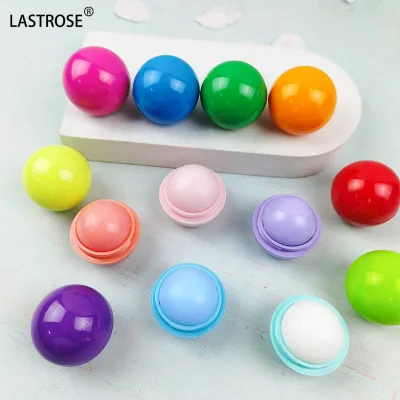 Wholesale Vegan Repair Lips Odm Round Lip Balm Ball OEM Overnight Lip Sleeping Pink Moisturizing Round Chapstick