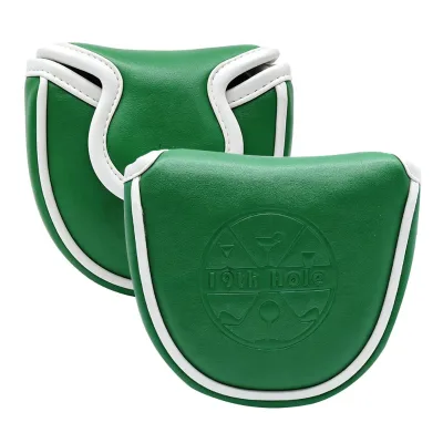 Magnetic Golf Club Headcover Waterproof Pu Leather Custom Embossed Logo for Driver Putter Iron Wedge Sport Accessories