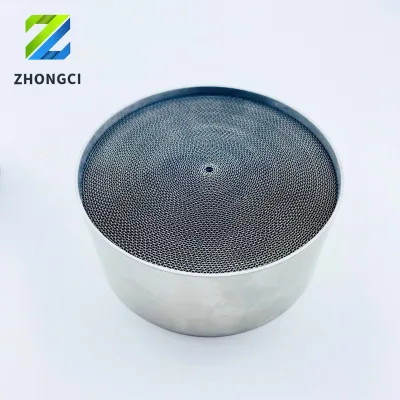 Hot Selling Metallic Honeycomb Catalyst Substrate ATV UTV Exhaust Treatment Automotive Exhaust Ternary Catalytic Converter Core