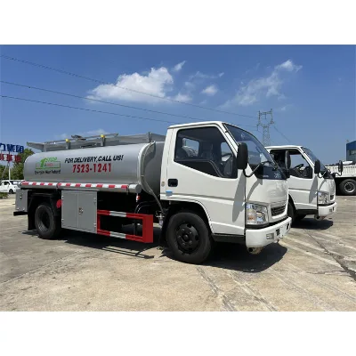 RHD JMC 6 Wheels 5000 Liters Capacity Oil Fuel Refueling Tanker Truck 4X2 Drive Diesel Engine New for Sale in Tanzania