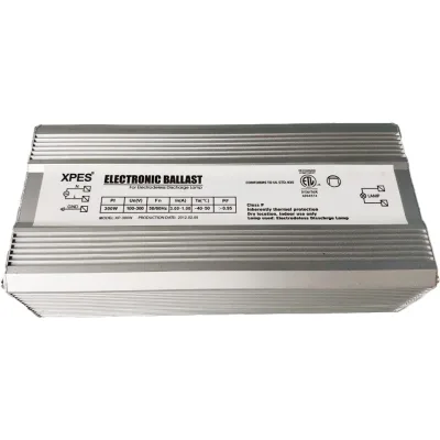 Top Grade Best Sell XPES 300W Active Electronic UV Ballast Aluminum Alloy Construction 0.99 Power Factor 3-Year Warranty