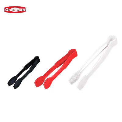 Professional Kitchen Tongs Pastry Tools BBQ Salad Tong Plastic Food Serving Tong Lightweight Food Safe Dishwasher Safe 6"