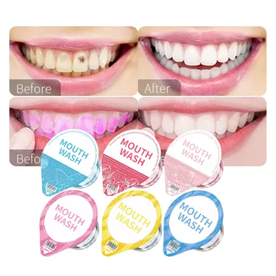 Private Label Organic Natural Dental Care Bad Breath Treatment Natural Organic Mint Refreshing Mouthwash Deep Cleaning