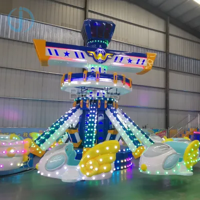 Commercial Large Outdoor Amusement Equipment Rides Attractions Self Control Plane Rides on Sale
