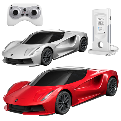 Double E E734-003 Evija RC New Energy Electric Hypercar 2.4G Automatic Parking Fast Charger Sport Car With Music