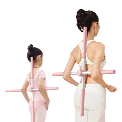 Wholesale Body Building Retractable Humpback Correction Stick Adjustable Shoulder Corrective Yoga Stick
