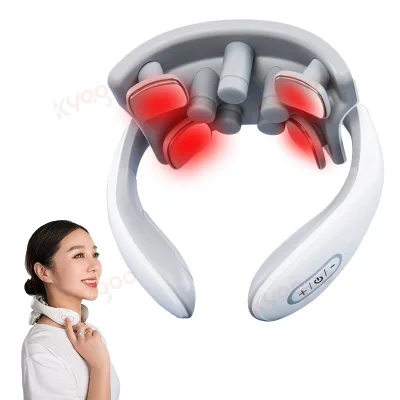 Constant Temperature Heat Compress Portable Design Intelligent Control Portable Neck Massager with Heat