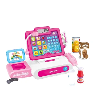 Kids Supermarket Cash Register Set Family Grocery Learning Center Oem Program for Gift Shops Global Resale Catalog
