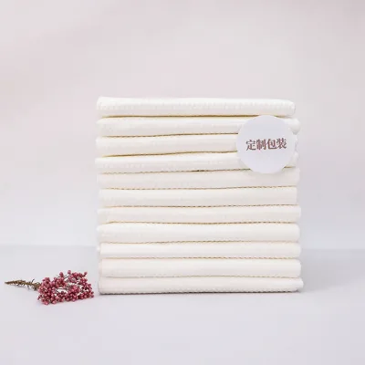 Source Factory Custom White Spunlaced Non Woven Disposable Hair Towels for Beauty Salon Bulk