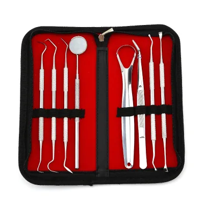 Toocare Dental Hygiene Kits Set Dental Kit Oral Care Tools 8 Pack Professional Teeth Cleaning Kit